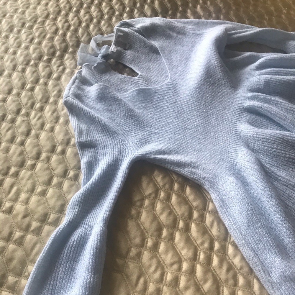 Beautiful pale blue sweater